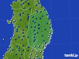 2015年01月25日の岩手県のアメダス(気温)