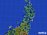 東北地方のアメダス実況(日照時間)(2015年01月26日)