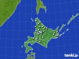 北海道地方のアメダス実況(降水量)(2015年01月27日)
