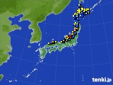 アメダス実況(積雪深)(2015年01月27日)