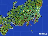 関東・甲信地方のアメダス実況(日照時間)(2015年01月27日)