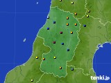 山形県のアメダス実況(積雪深)(2015年01月28日)