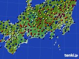 2015年01月28日の東海地方のアメダス(日照時間)