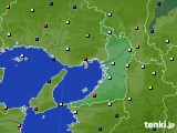 2015年01月28日の大阪府のアメダス(日照時間)