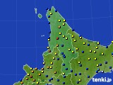 道北のアメダス実況(積雪深)(2015年01月29日)