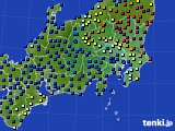 2015年01月29日の関東・甲信地方のアメダス(日照時間)