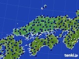 中国地方のアメダス実況(日照時間)(2015年01月29日)