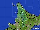 2015年01月29日の道北のアメダス(日照時間)
