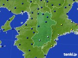 2015年01月29日の奈良県のアメダス(日照時間)