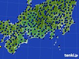 東海地方のアメダス実況(日照時間)(2015年01月30日)