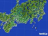 東海地方のアメダス実況(気温)(2015年01月30日)