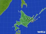 北海道地方のアメダス実況(降水量)(2015年01月31日)