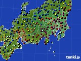 関東・甲信地方のアメダス実況(日照時間)(2015年01月31日)