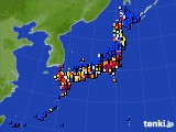 アメダス実況(日照時間)(2015年01月31日)