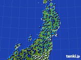 2015年01月31日の東北地方のアメダス(気温)