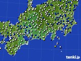 東海地方のアメダス実況(風向・風速)(2015年01月31日)