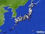 アメダス実況(風向・風速)(2015年01月31日)