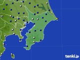 千葉県のアメダス実況(風向・風速)(2015年01月31日)