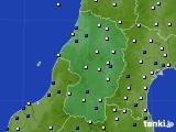 山形県のアメダス実況(風向・風速)(2015年01月31日)