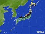 アメダス実況(積雪深)(2015年02月01日)