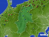 長野県のアメダス実況(積雪深)(2015年02月01日)