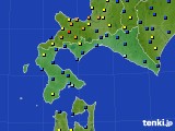 道南のアメダス実況(積雪深)(2015年02月01日)