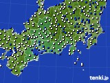 東海地方のアメダス実況(風向・風速)(2015年02月01日)