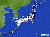 2015年02月01日のアメダス(風向・風速)