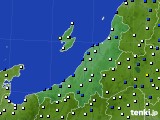 2015年02月01日の新潟県のアメダス(風向・風速)