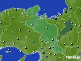 京都府のアメダス実況(風向・風速)(2015年02月01日)