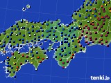 近畿地方のアメダス実況(日照時間)(2015年02月02日)