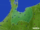 富山県のアメダス実況(日照時間)(2015年02月02日)