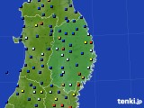 2015年02月02日の岩手県のアメダス(日照時間)