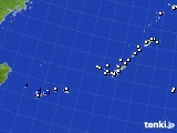 沖縄地方のアメダス実況(風向・風速)(2015年02月02日)