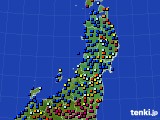 東北地方のアメダス実況(日照時間)(2015年02月03日)