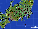 関東・甲信地方のアメダス実況(日照時間)(2015年02月03日)