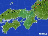 近畿地方のアメダス実況(積雪深)(2015年02月04日)