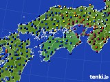 四国地方のアメダス実況(日照時間)(2015年02月04日)