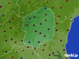栃木県のアメダス実況(日照時間)(2015年02月04日)