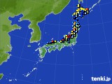 アメダス実況(積雪深)(2015年02月05日)