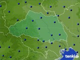 埼玉県のアメダス実況(日照時間)(2015年02月05日)