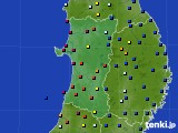 秋田県のアメダス実況(日照時間)(2015年02月05日)