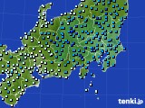 関東・甲信地方のアメダス実況(気温)(2015年02月05日)