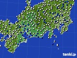 東海地方のアメダス実況(風向・風速)(2015年02月06日)