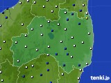 福島県のアメダス実況(風向・風速)(2015年02月06日)