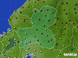 岐阜県のアメダス実況(日照時間)(2015年02月07日)