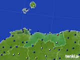 鳥取県のアメダス実況(日照時間)(2015年02月08日)