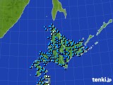 アメダス実況(気温)(2015年02月08日)