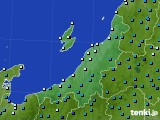 新潟県のアメダス実況(気温)(2015年02月08日)