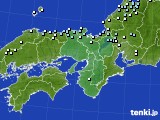 近畿地方のアメダス実況(降水量)(2015年02月09日)